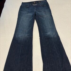 7 for all Mankind high waist bootcut jeans